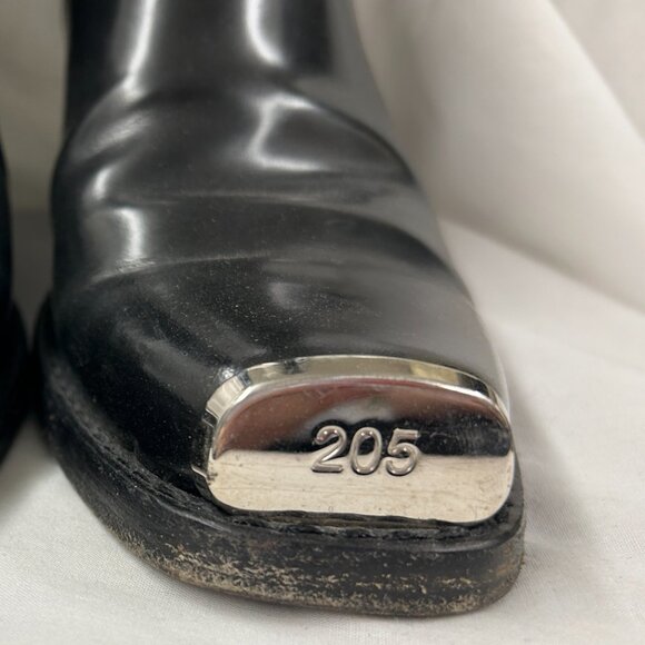 Calvin Klein 205W39NYC black Metal Toe Boots size 38.5 - Picture 4 of 10